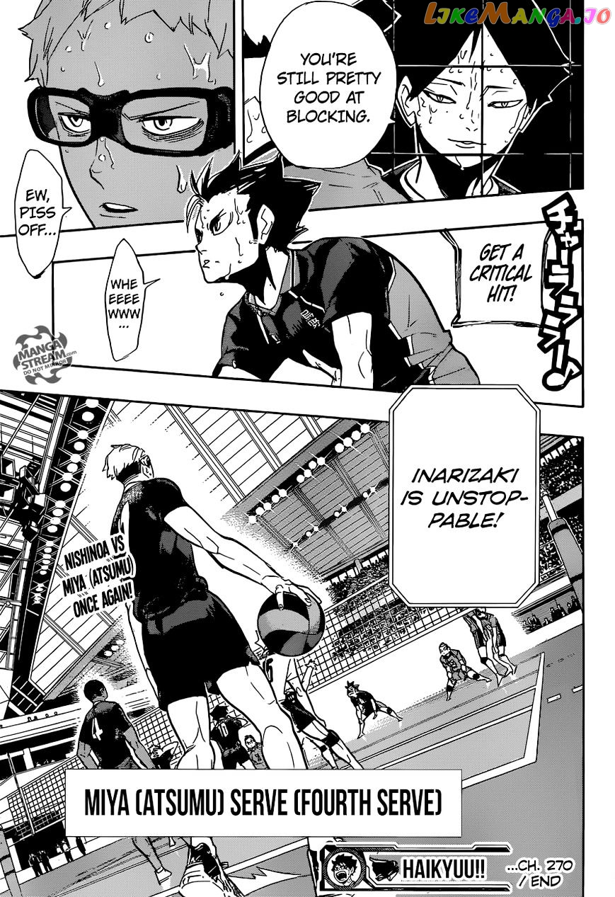 Haikyuu!!, Chapter 270 image 20